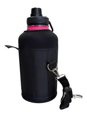 NWOT Trebo 64 Oz Water Bottle With Neoprene Sleeve Sling Holder